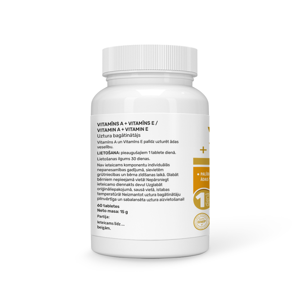 10 Gab Komplekts VITAM NS A VITAM NS E VITAMIN A VITAMIN E 