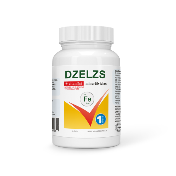 DZELZS + VITAMĪNI UN MINERĀLVIELAS