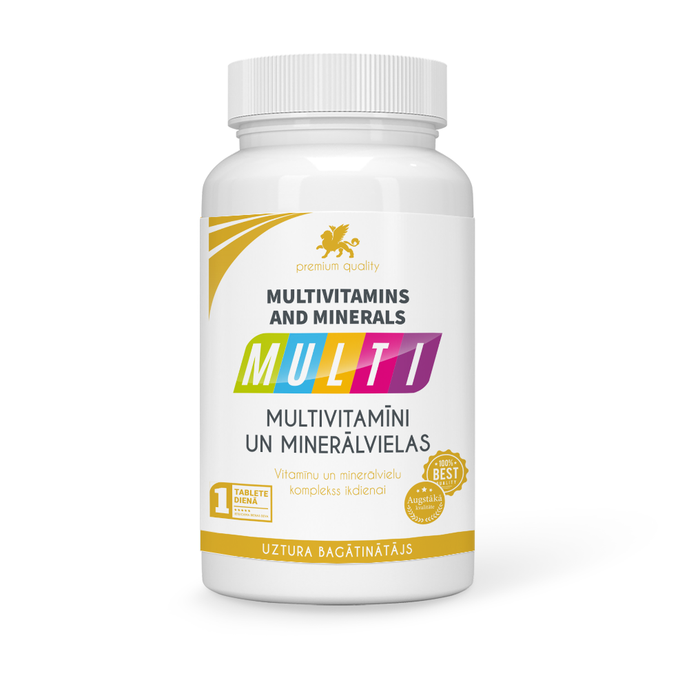 MULTIVITAMĪNI UN MINERĀLVIELAS