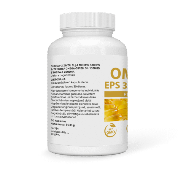 OMEGA-3 ZIVJU EĻĻA 1000MG 330EPS & 220DHS - Image 2
