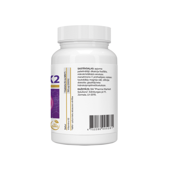 VITAMĪNS K2/Vitamin K2 tabletes - Image 3