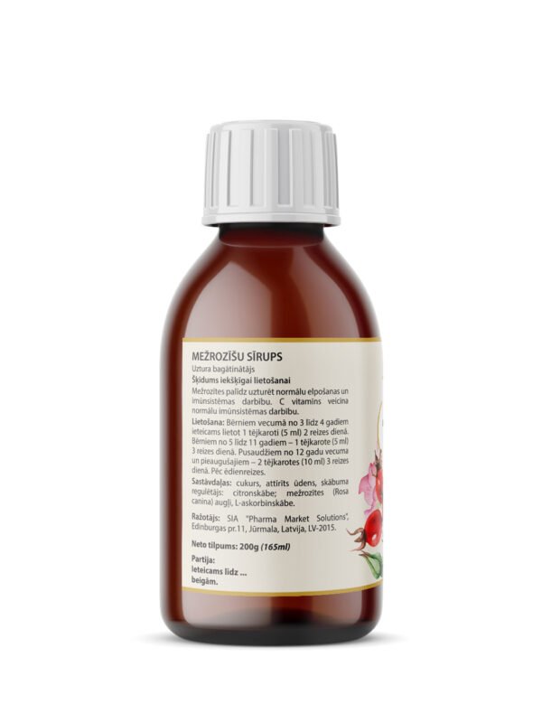 Herb’s ROSEHIP SYRUP 200G - Image 3