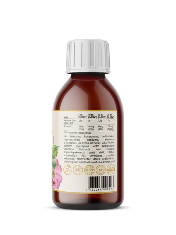 Herb’s ROSEHIP SYRUP 200G - Image 2