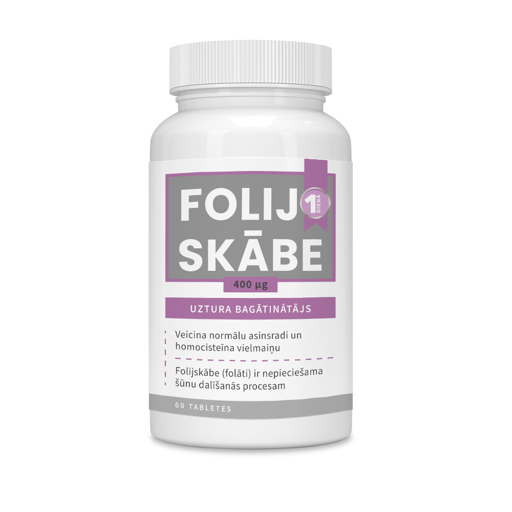 Folijskābe 400 µg , tabletes