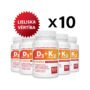 10 gab. komplekts —VITAMĪNS D3 4000 IU + VITAMĪNS K2 100 ΜG  tabletes