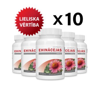 10 gab. komplekts — Ehinācejas ekstrakts, tabletes