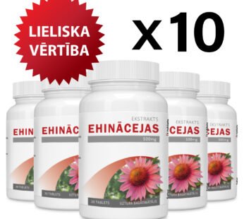 10 gab. komplekts — Echinacea Extract, tablets