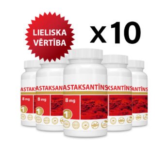 10 gab. komplekts — ASTAKSANTĪNS/Astaxanthin kapsulas