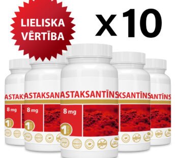 10 gab. komplekts — ASTAKSANTĪNS/Astaxanthin kapsulas