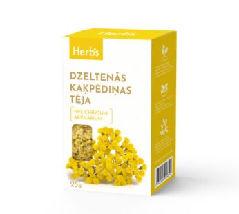 DZELTENĀS KAĶPĒDIŅAS tēja (Helichrysum arenarium) 50g
